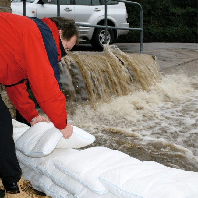 floodsax sandless flood protection bags