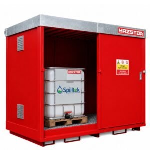 Hazstor dual purpose chemical store 2 ibc 8 drum