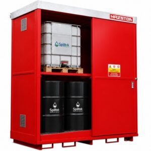 Hazstor dual purpose chemical store 4 ibc 16 drum
