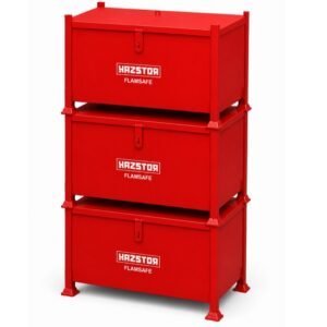 hazstor flamsafe fsc4 stacking chest for flammable and hazardous liquids