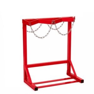 hazstor gasafe gsr2 gas cylinder floor rack for 2 gas cylinders