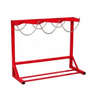 hazstor gasafe gsr3 gas cylinder fllor rack for 3 gas cylinders