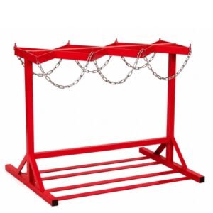 hazstor gasafe gsr6 gas cylinder fllor rack for 6 gas cylinders