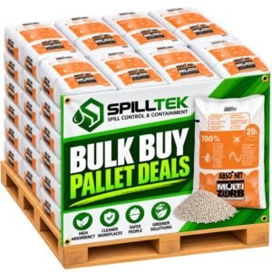 Spilltek bulk buy pallet deals of Absonet Multizorb clay granules
