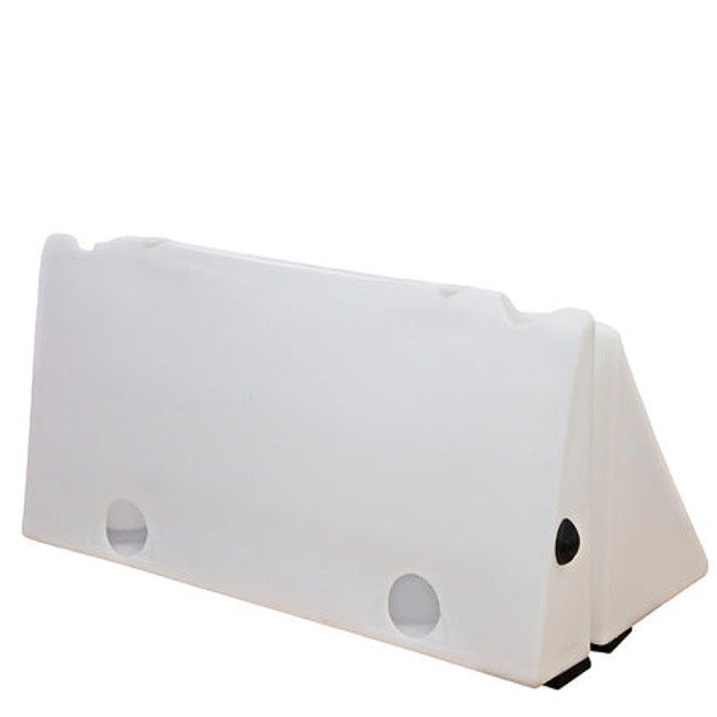 FloodStop flood defense barrier system self-filled
