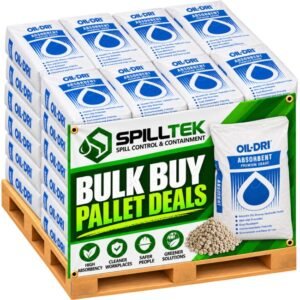 Spilltek bulk buy pallet deals of Oil-Dri UK406L floor granules