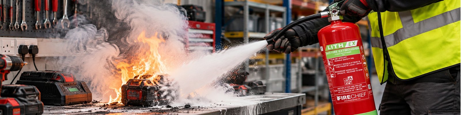 lithium-ion battery fire extinguishers