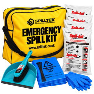 Spilltek 4 spill-aid spill kit in vinyl bag