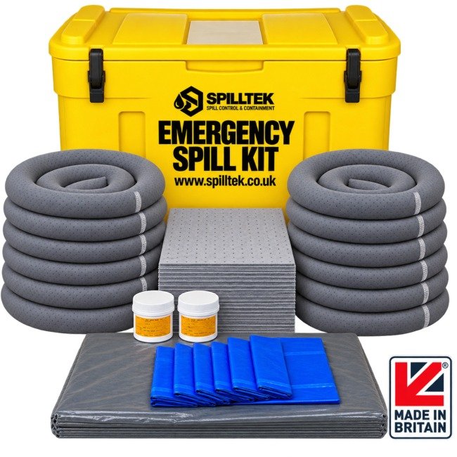 astra Spilltek 400-litre general purpose maintenance spill kit in polyethylene locker complete kit