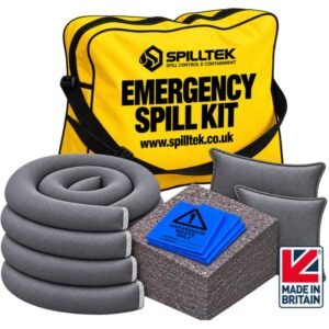 astra spilltek evo recycled spill kit 70 litre spill kit in a zipped shoulder bag